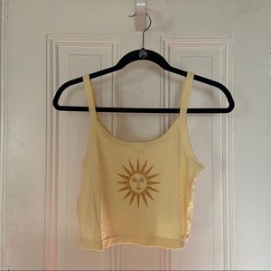 Truly Madly Deeply sunshine cropped cami, size M